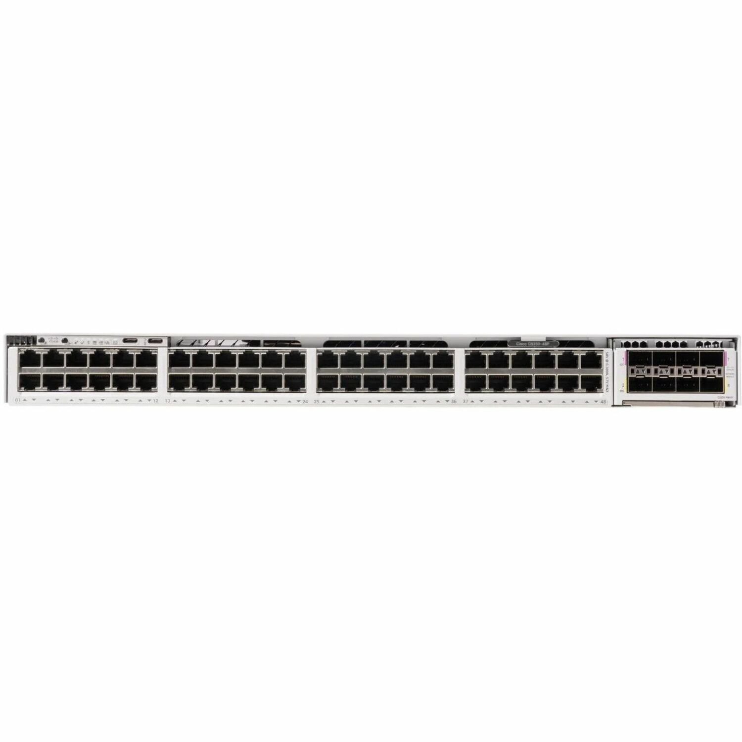 Cisco C9350 C9350-48P 48 Ports Manageable Ethernet Switch - Gigabit Ethernet - 10/100/1000Base-T - Grey
