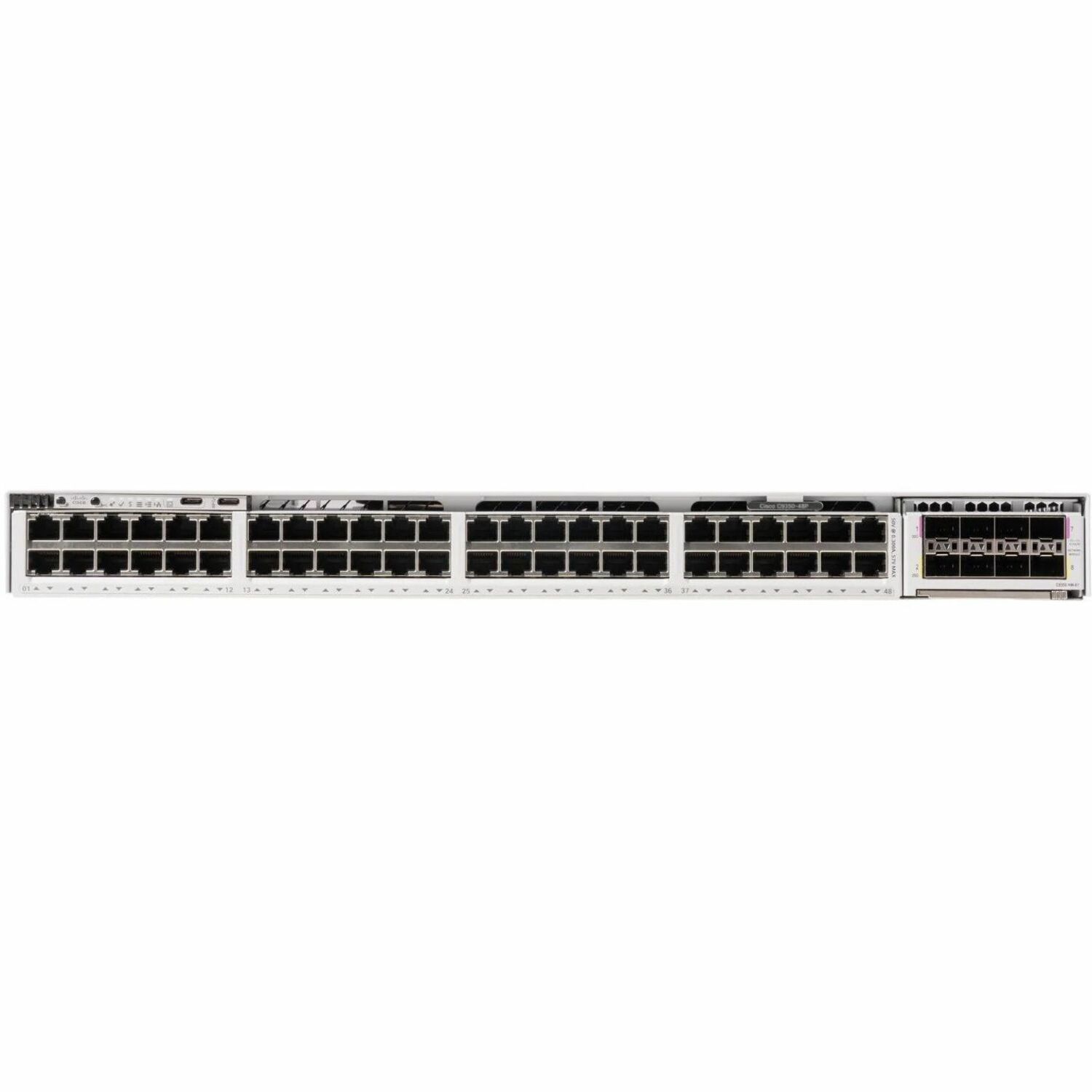 Cisco C9350 C9350-48P 48 Ports Manageable Ethernet Switch - Gigabit Ethernet - 10/100/1000Base-T - Grey