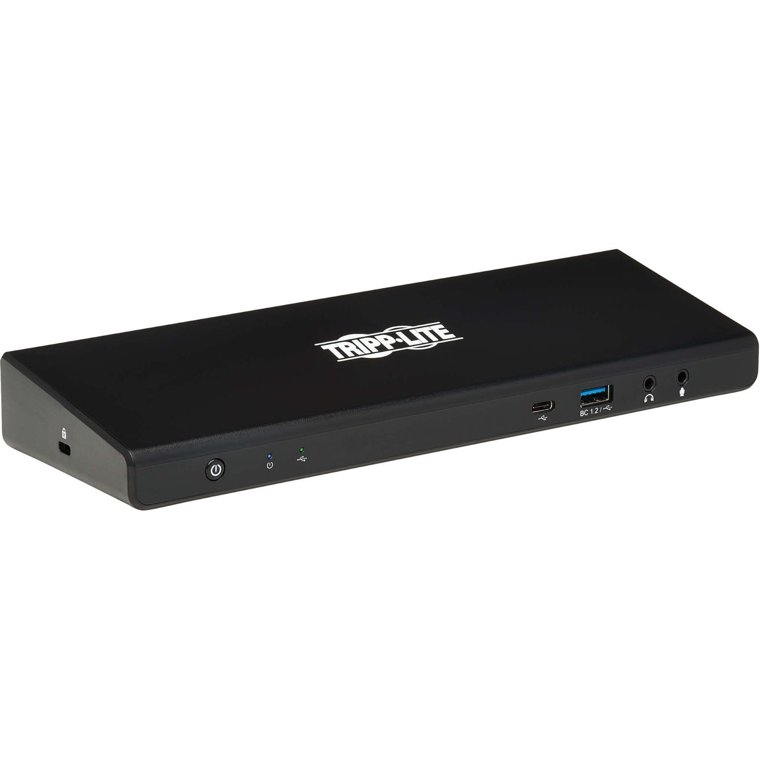 Tripp Lite by Eaton USB-C Dock, Dual Display - 5K 60 Hz DP, 4K 60 Hz HDMI, USB 3.x (5Gbps), USB-A/C Hub, GbE, 85W PD Charging, EU/UK Power Adapters