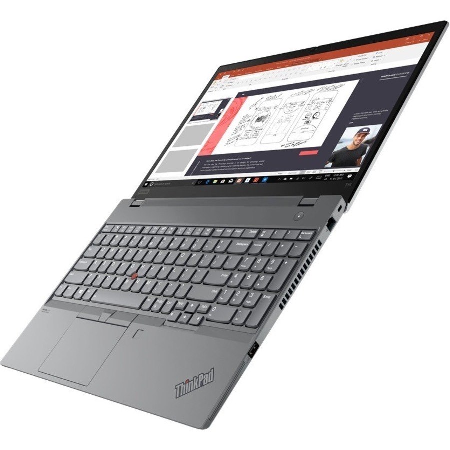 Lenovo ThinkPad T15 Gen 2 20W40078US 15.6" Notebook - Full HD - Intel Core i5 11th Gen i5-1135G7 - 8 GB - 256 GB SSD - English Keyboard - Black
