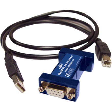 B&B USB TO SERIAL 1 PORT RS-485, 2 WIRE WITH DB9F