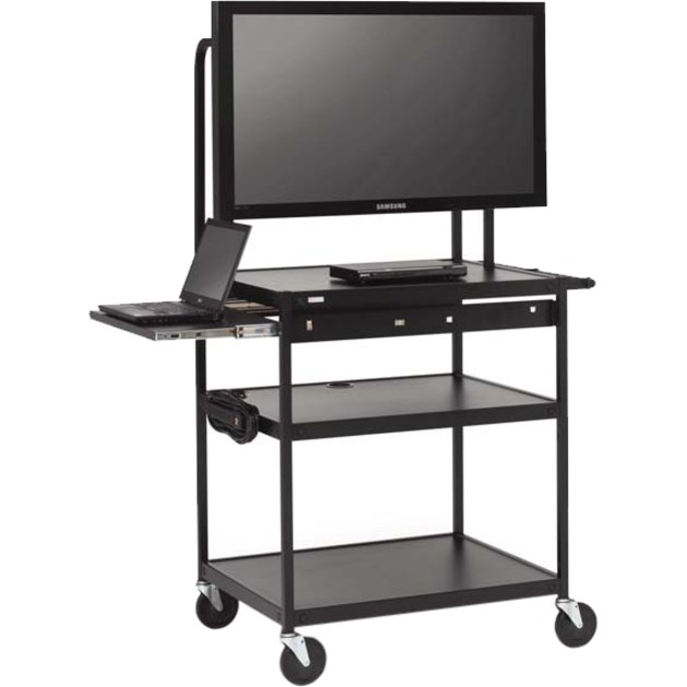 Bretford Basics FP42MUL-P5BK Flat Panel Cart