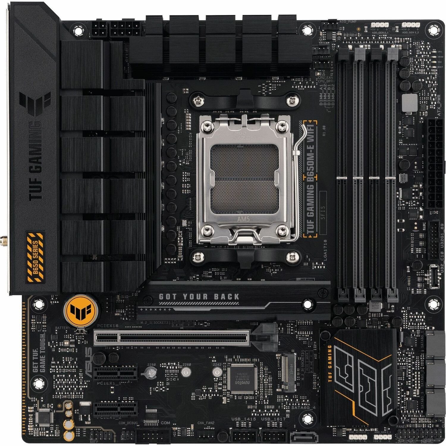 TUF TUF GAMING B650M-E WIFI Gaming Desktop Motherboard - AMD B650 Chipset - Socket AM5 - Micro ATX