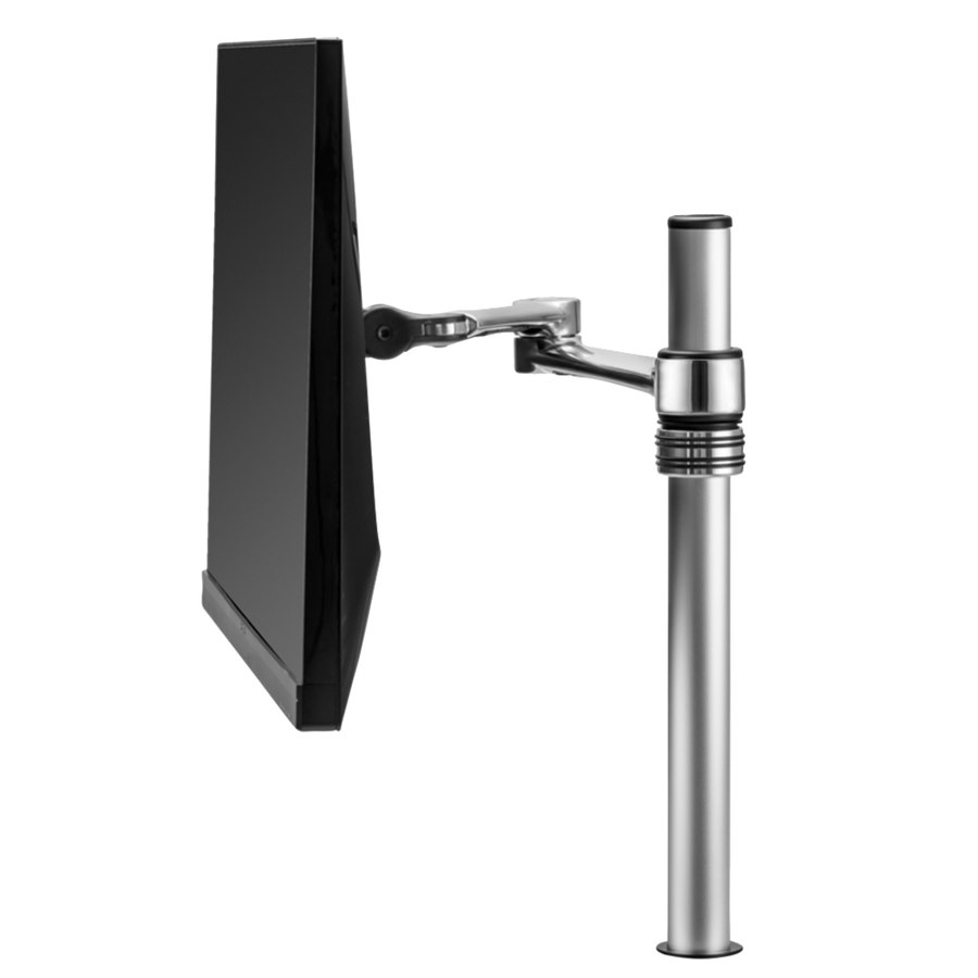 Atdec Desk Mount for LCD Display - Silver