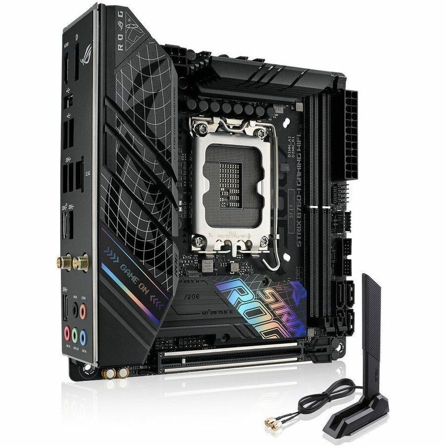 Asus ROG Strix B760-I GAMING WIFI Gaming Desktop-moederbord - Intel B760 chipset - Stekker LGA-1700 - Mini ITX