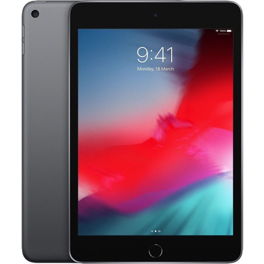 Apple iPad mini (5th Generation) A2133 Tablet - 7.9" - Apple A12 Bionic - 64 GB Storage - iOS 12 - Space Gray