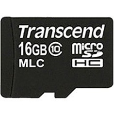 Transcend 16 GB Klasse 10 microSDHC