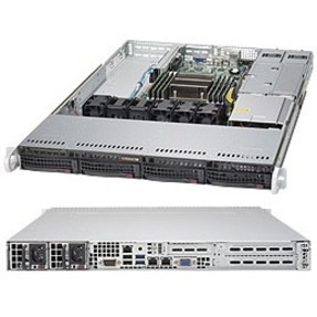 Supermicro SuperServer 5018R-WR Barebone System - 1U Rack-mountable - Socket LGA 2011-v3 - 1 x Processor Support