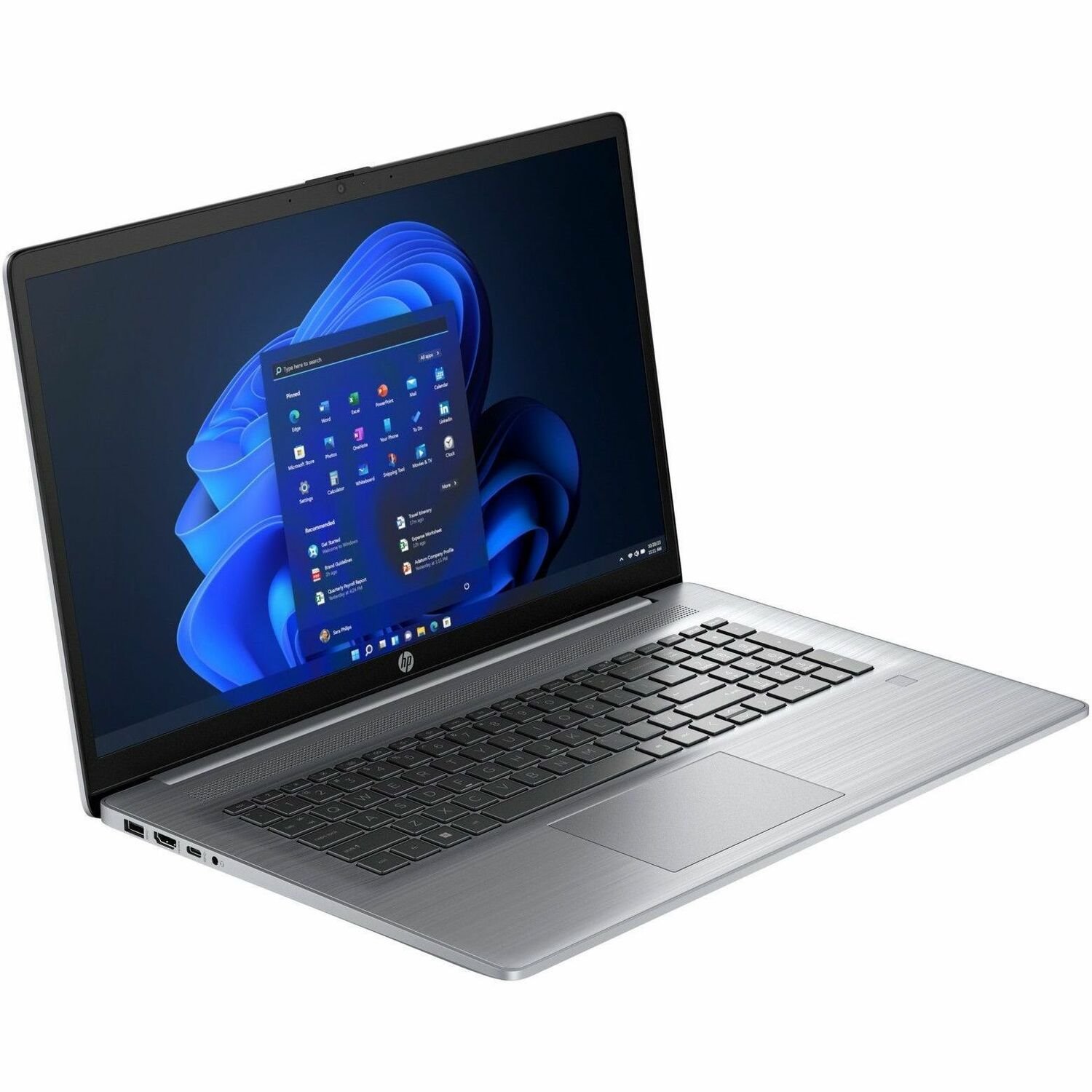 HP 470 G10 17.3" Notebook - Full HD - Intel Core i5 13th Gen i5-1335U - 16 GB - 512 GB SSD - Asteroid Silver