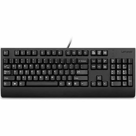 Lenovo Preferred Pro II Keyboard - Cable Connectivity - USB Type A Interface - English (US) - Black