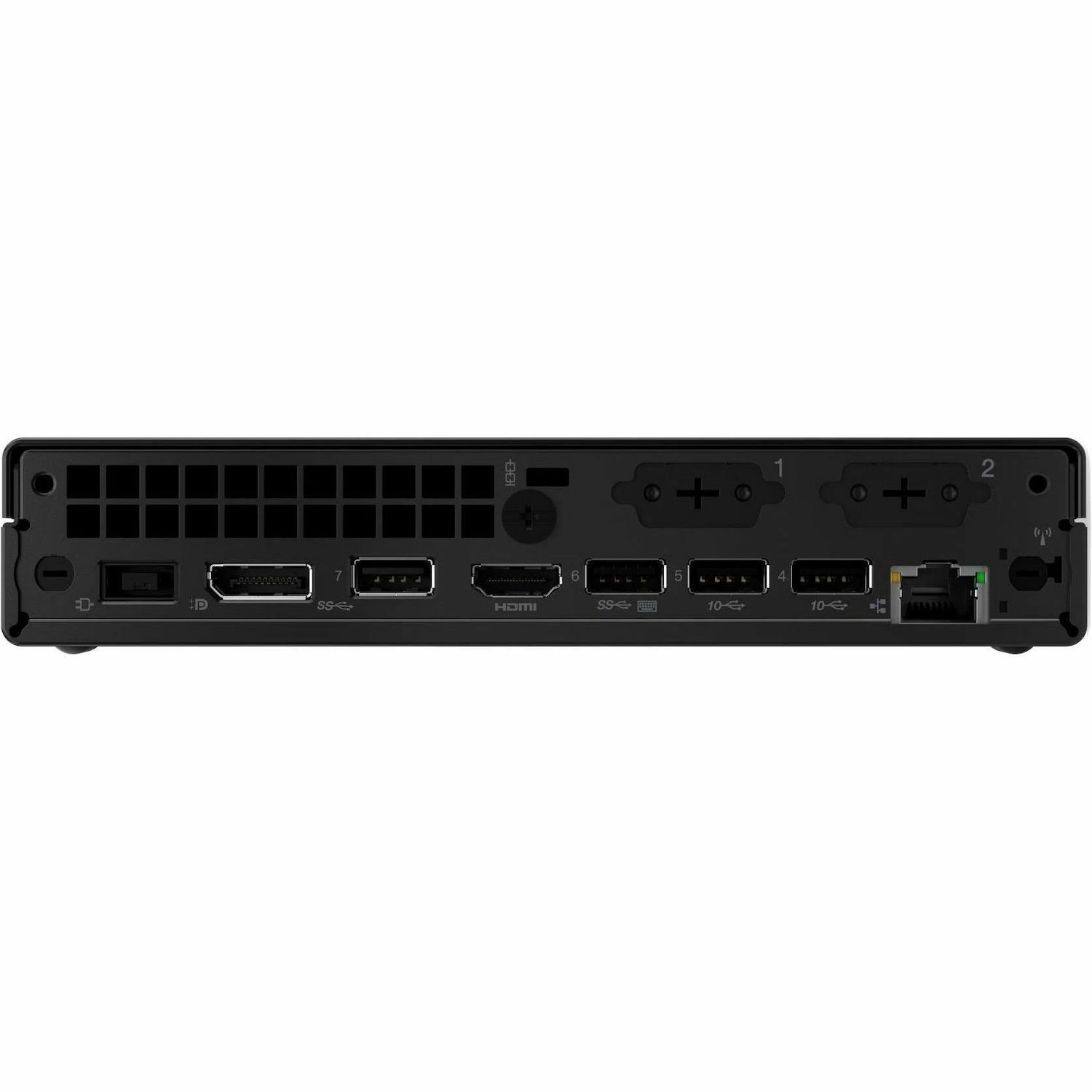 Lenovo ThinkCentre M70q Gen 6 13A4002EUS Desktop Computer - Intel Core Ultra 5 235T - vPro Technology - 16 GB - 512 GB SSD - Tiny - Black