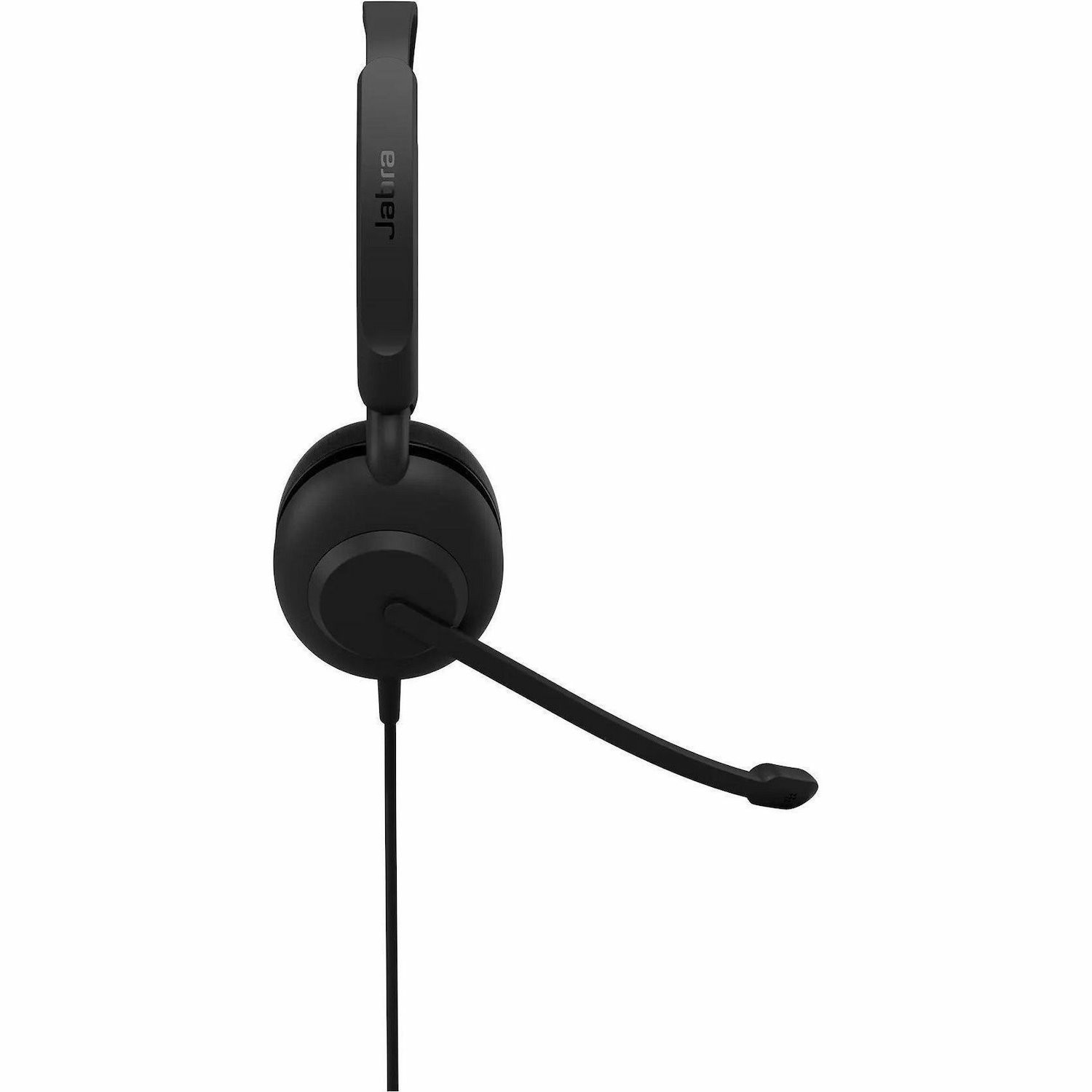 JABRA CORDED EVOLVE 10 STEREO HEADSET, USB-A, LEATHER, BLACK