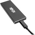 Eaton Tripp Lite Series USB 3.1 Gen 2 (10 Gbps) USB-C to M.2 NGFF SATA SSD (B-Key) Enclosure Adapter with UASP Support, Thunderbolt™ 3 Compatible