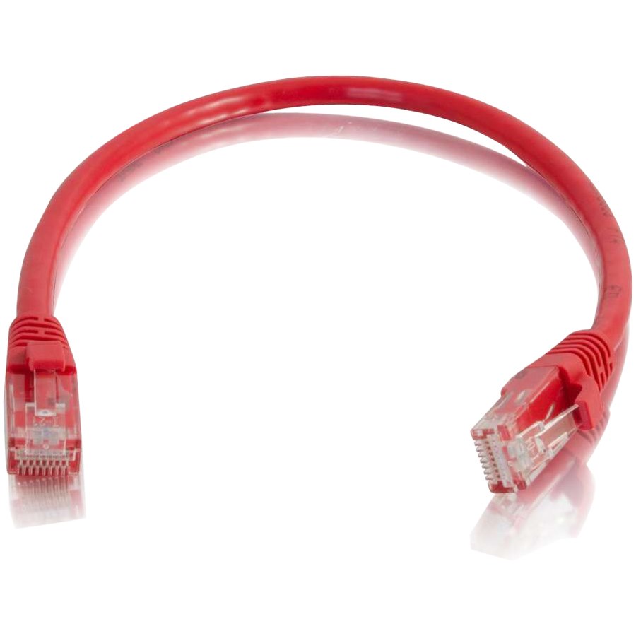 C2G 6in Cat6 Snagless Unshielded (UTP) Network Patch Cable - Red