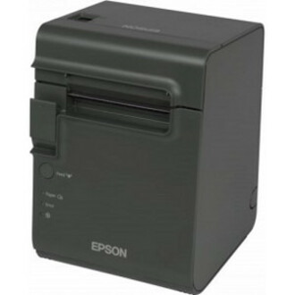 Epson TM-L90 (412) Thermal Transfer Printer - Monochrome - Wall Mount - Label/Receipt Print - USB - Serial - With Cutter - Dark Grey