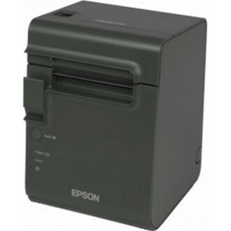 Epson TM-L90 (412) Thermal Transfer Printer - Monochrome - Wall Mount - Label/Receipt Print - USB - Serial - With Cutter - Dark Grey