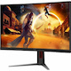 AOC CQ27G4 27" Class WQHD Curved Screen Gaming LCD Monitor - Black, Red