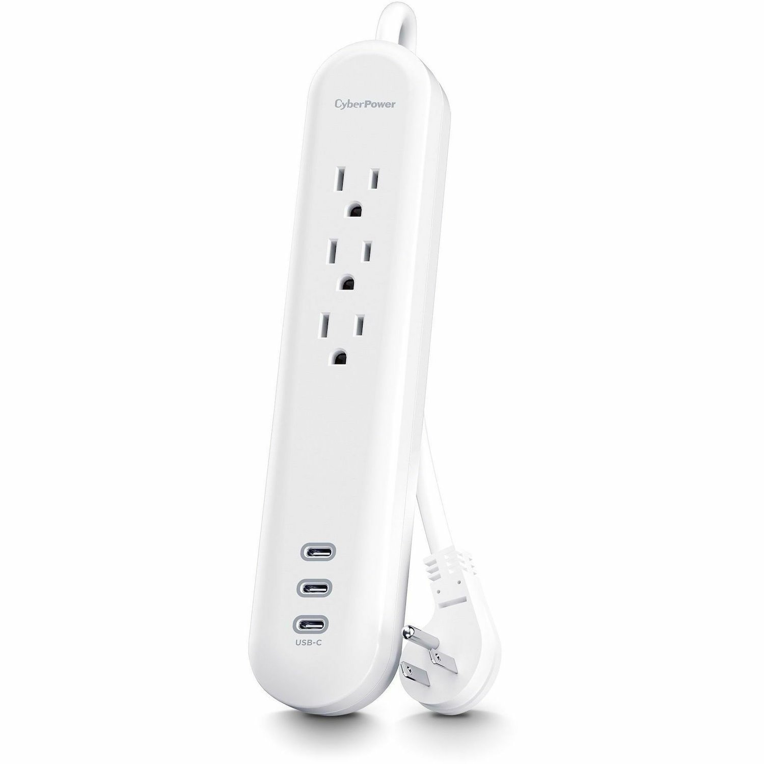 CyberPower P304UC3 Home Office 2 - Outlet Surge Protector with 500 J Surge Suppression