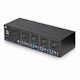 StarTech.com 4-Port Dual-Monitor DisplayPort KVM Switch, 4K 60Hz, 2x USB 5Gbps Ports, Hotkey/Push-Button Switching, TAA Compliant