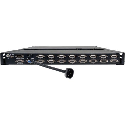 Tripp Lite by Eaton NetController 16-Port 1U Rack-Mount Console KVM Switch with 19-in. LCD, TAA