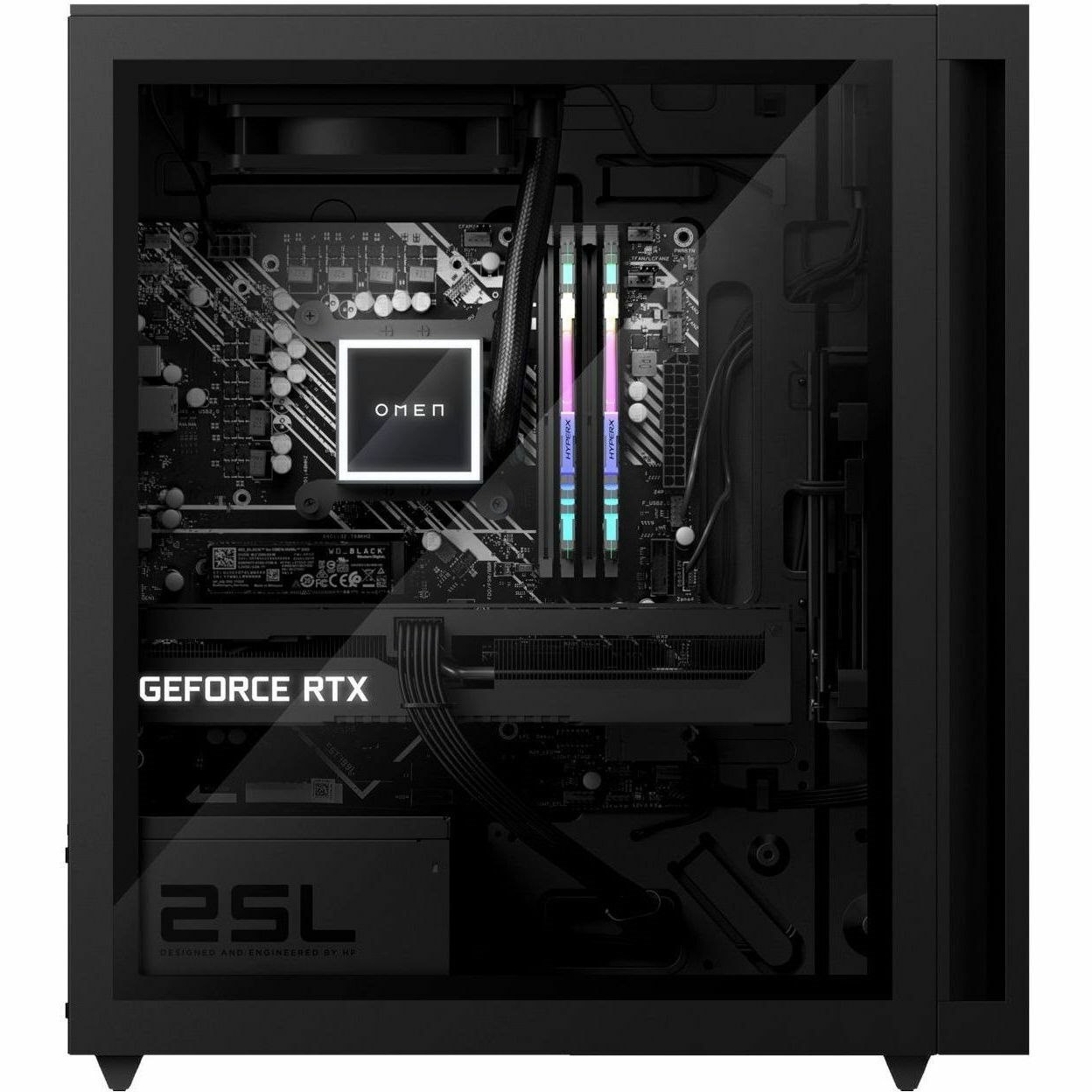 OMEN GT15-2000i GT15-2067a Gaming Desktop Computer - Intel Core i5 14th Gen i5-14400F - 16 GB - 512 GB SSD - Tower - Black