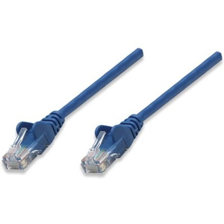 Network Patch Cable, Cat5e, 0.5m, Blue, CCA, U/UTP, PVC, RJ45, Gold Plated Contacts, Snagless, Booted, Lifetime Warranty, Polybag