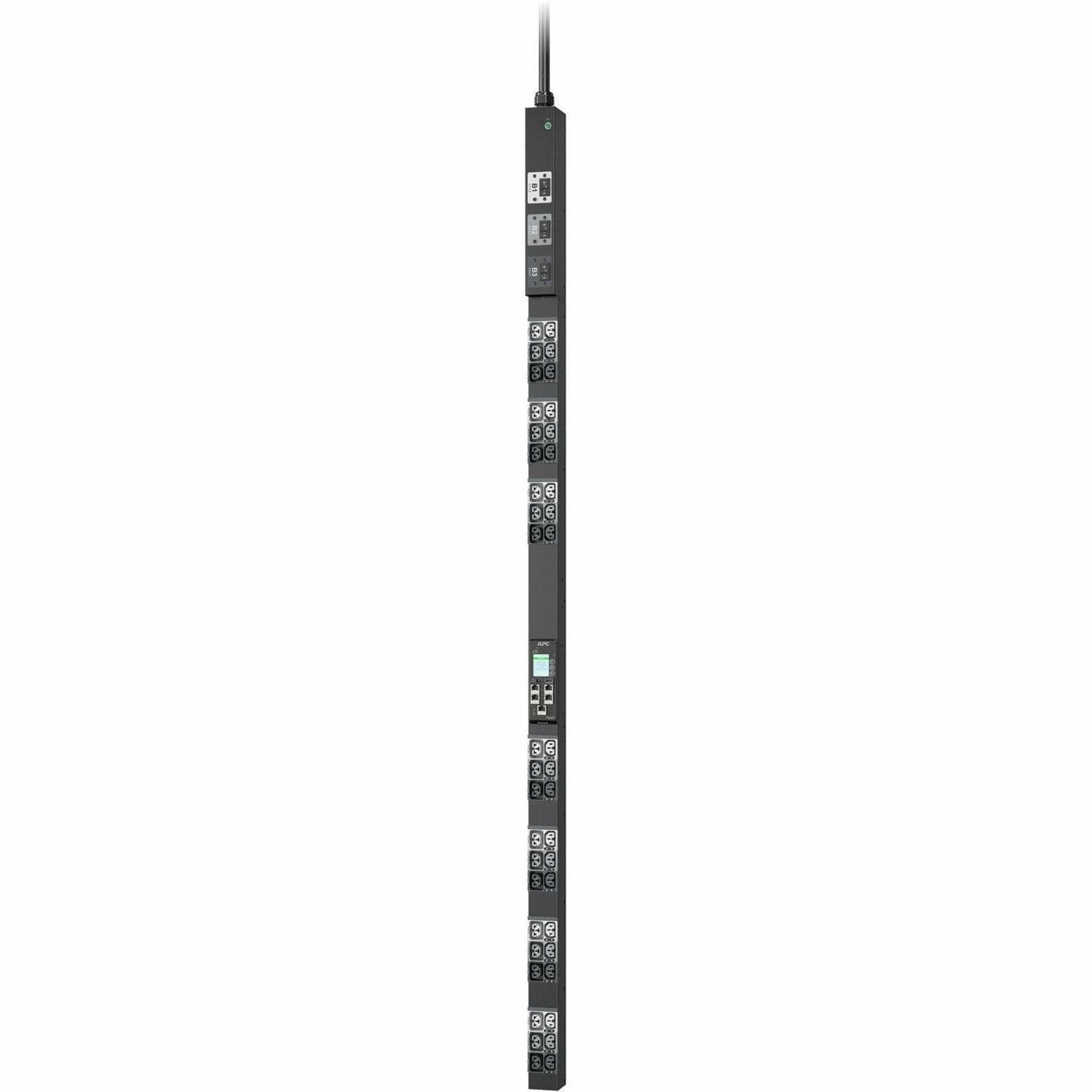 APC NetShelter Rack PDU Advanced Gen 2, Metered, 3Phase, 8.6kW, 208V 30A, L21-30P, 42 Outlet