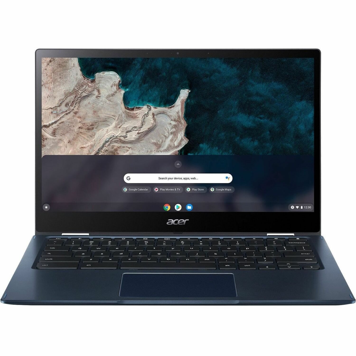Acer Chromebook Spin 513 CP513-1H CP513-1H-S3VD 33.8 cm (13.3") Touchscreen Convertible 2 in 1 Chromebook - Full HD - Qualcomm Snapdragon 7c SC7180G2 - 4 GB - 64 GB Flash Memory - English (UK) Keyboard - Blue