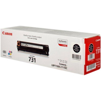 Canon 731BK Original Standard Yield Laser Toner Cartridge - Black - 1 Pack