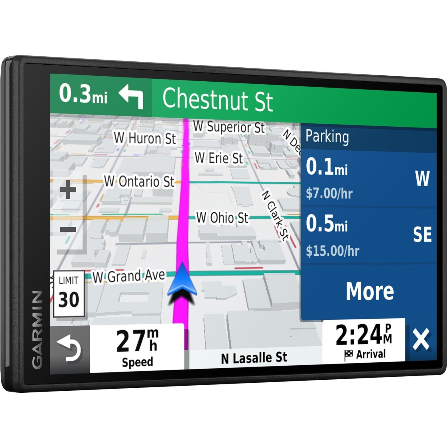 Garmin DriveSmart 55 Automobile Portable GPS Navigator - Portable, Mountable