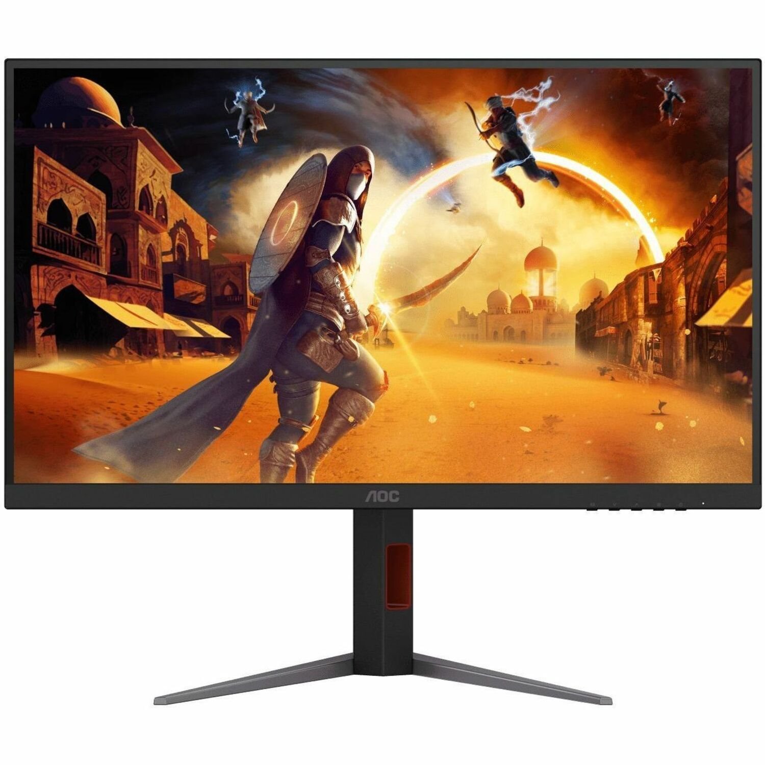 Aoc Gaming U27g4xm - Led Monitor - Gaming - 27" - 3840 X 2160 4K Uhd (2160P) @ 160 HZ - Fast Ips - 1000 CD/M� - 1000:1 - DisplayHDR 1000 - 1 MS - 2xHDMI, DisplayPort - Black, Red