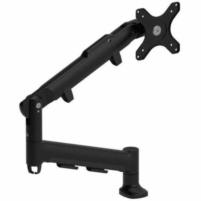 Atdec Desk Mount for Monitor, Flat Panel Display, Curved Screen Display, Notebook - Black - Landscape/Portrait