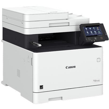 Canon imageCLASS MF740 MF743Cdw Laser Multifunction Printer-Color-Copier/Fax/Scanner-ppm Mono/28 ppm Color Print-600x600 dpi Print-Automatic Duplex Print-300 sheets Input-600 dpi Optical Scan-Color Fax-Wireless LAN-Near Field Communication (NFC)