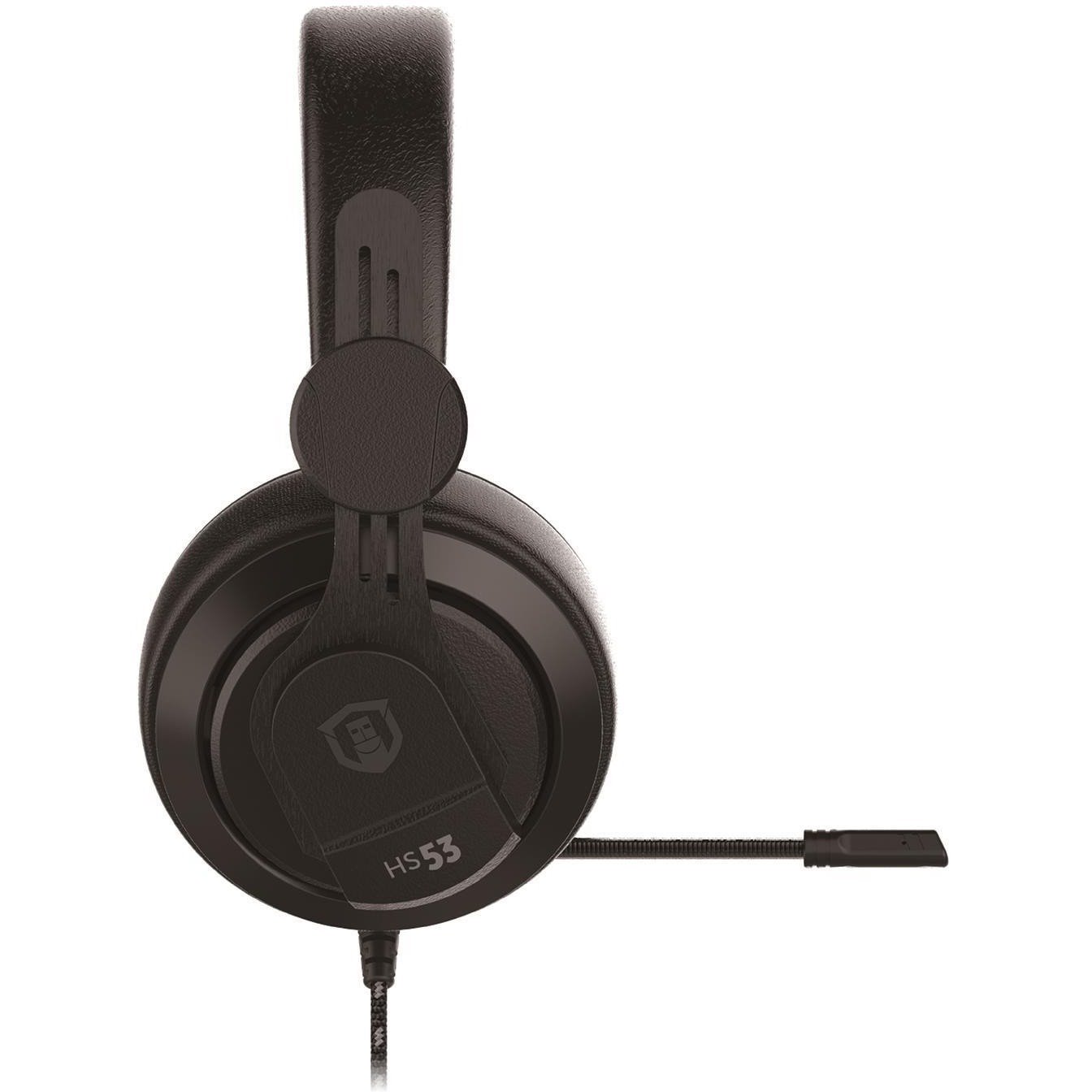 Plugable Performance Onyx Gaming Headset with Retractable Microphone, Noise Isolation, Memory Foam Ear Cushions