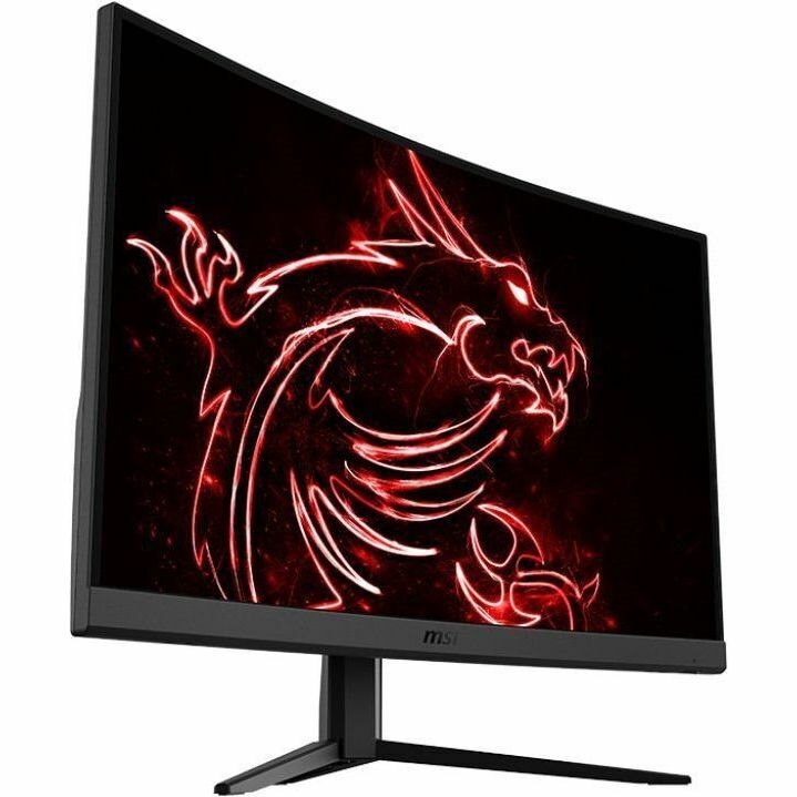 MSI Optix G32CQ4 E2 32" Class WQHD Curved Screen Gaming LCD Monitor - 16:9 - Metallic Black