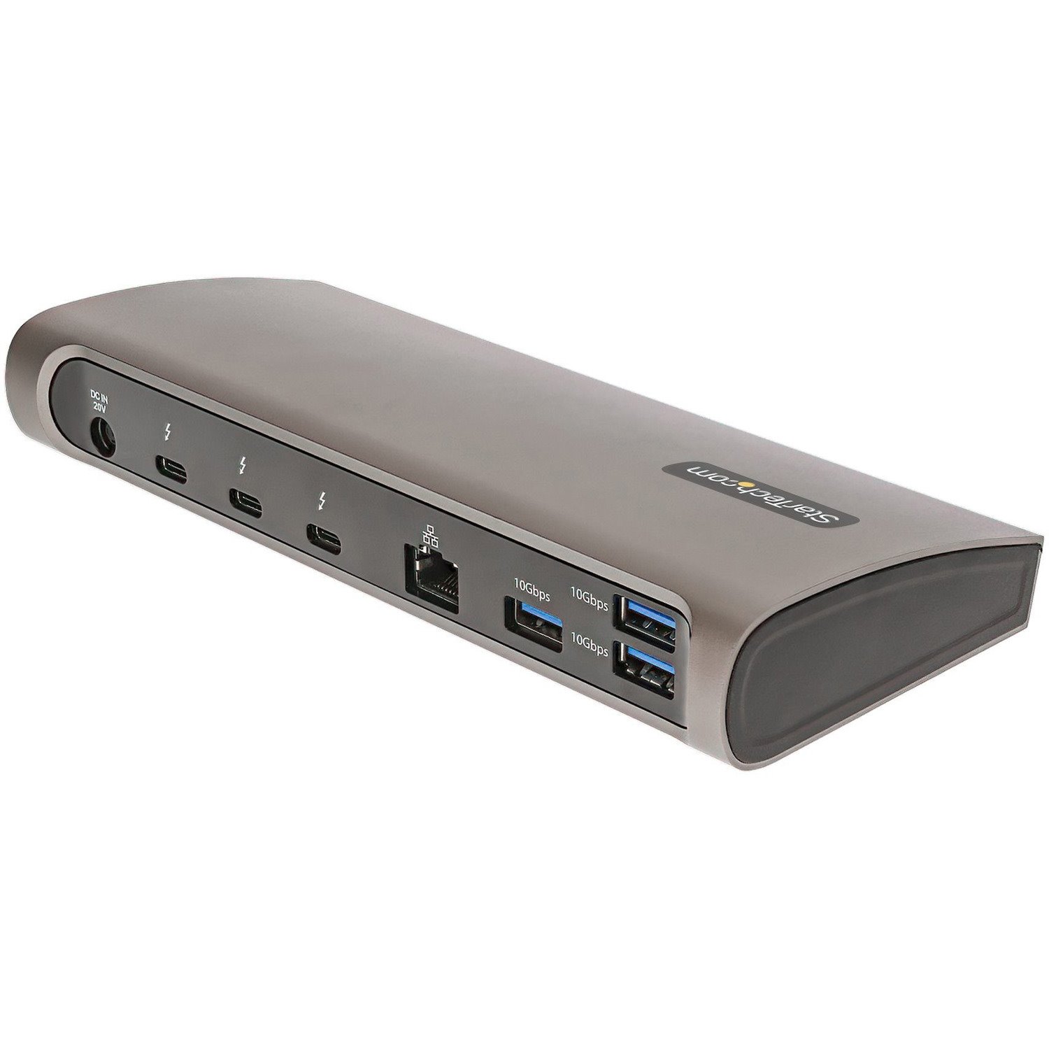 StarTech.com Thunderbolt 4 Dock, 96W Power Delivery, Single 8K / Dual Monitor 4K 60Hz, 3x TB4/USB4 ports, 4x USB-A, SD, GbE, 0.8m cable