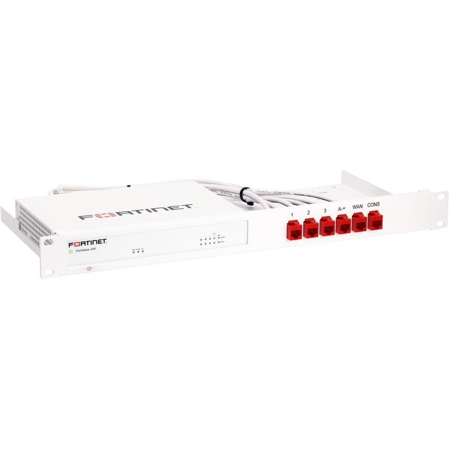 RACKMOUNT.IT FortiRack RM-FR-T14 1U Rack-mountable Rackmount Kit for Firewall - 482.60 mm Rack Width - Signal White