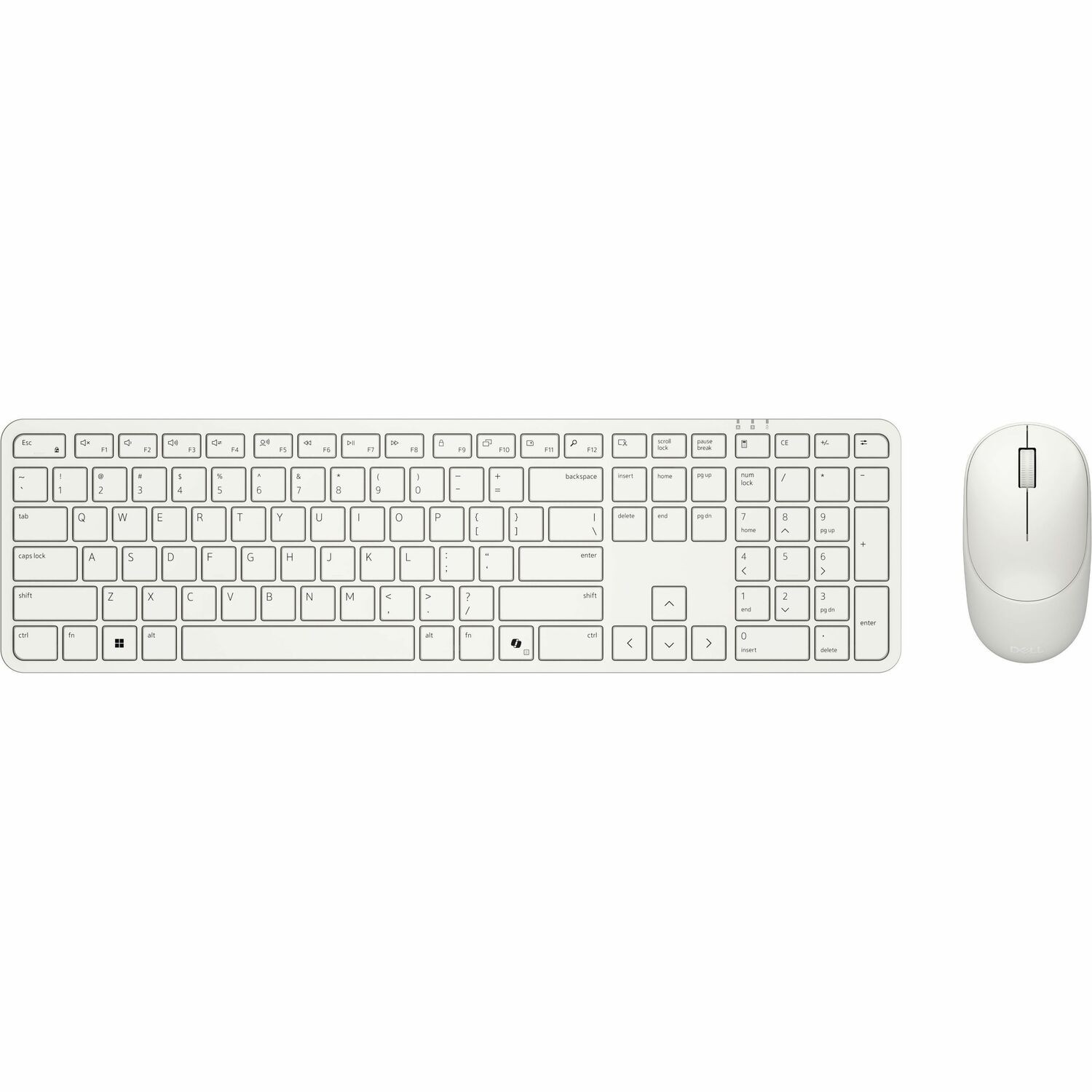 Dell Pro 5 Keyboard and Mouse - KM526 - US English - Light Ash