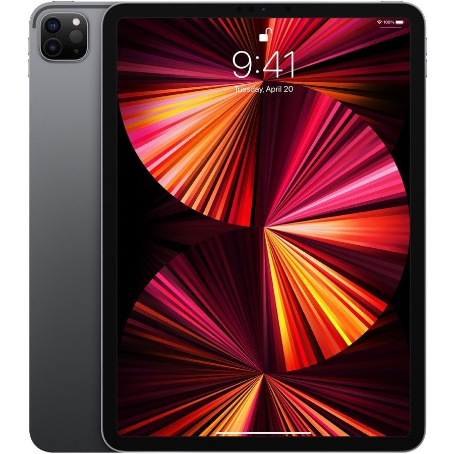 Apple iPad Pro (3rd Generation) A2377 Tablet - 11" - Apple M1 Octa-core - 8 GB - 256 GB Storage - iPadOS 14 - Space Gray