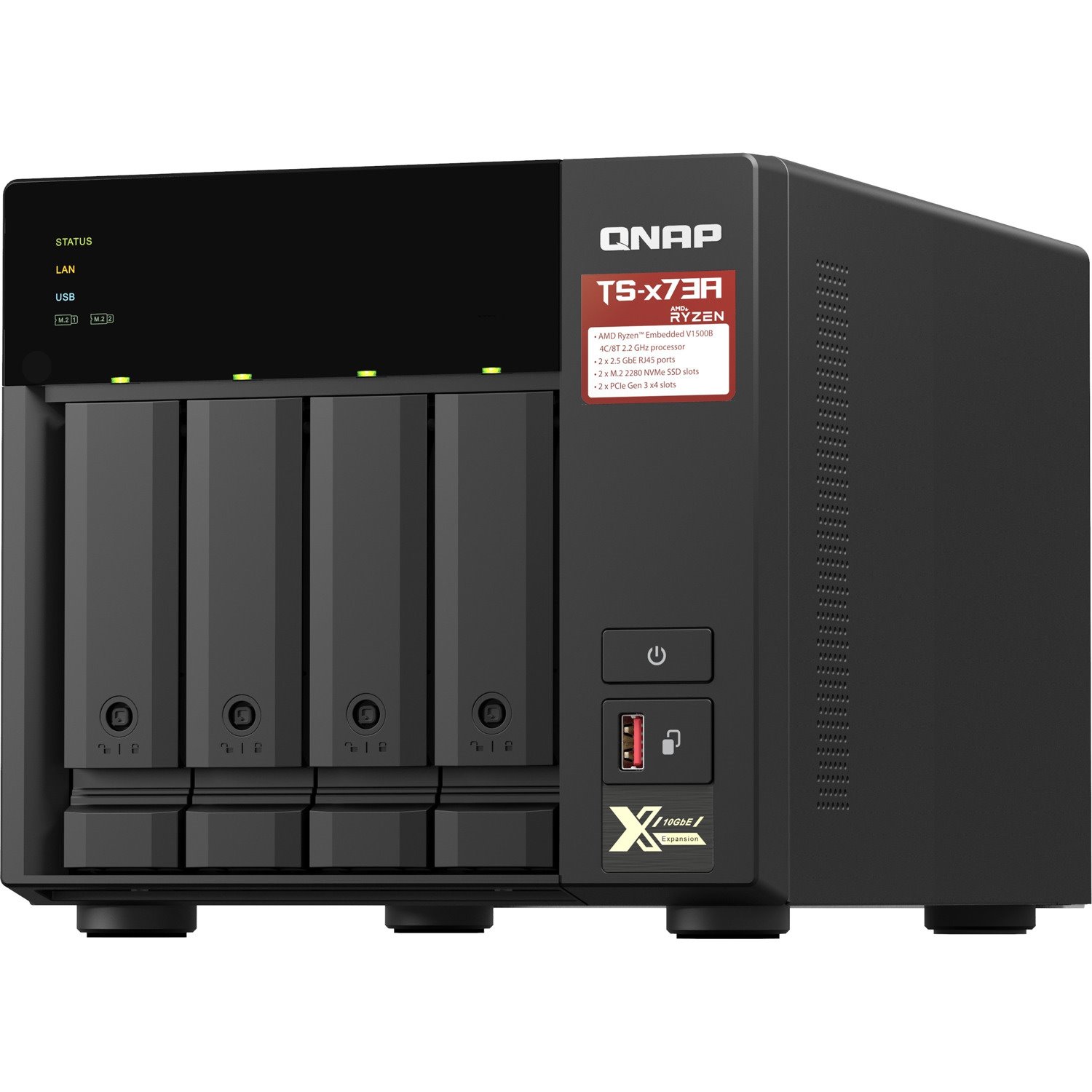 QNAP TS-473A-8G SAN/NAS Storage System