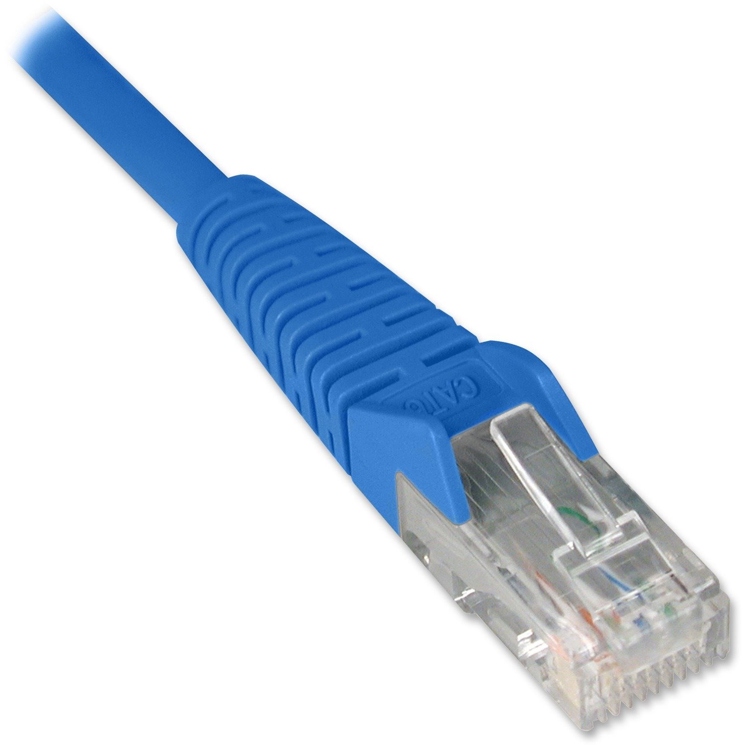 Eaton Tripp Lite Series Cat6 Gigabit Snagless Molded (UTP) Ethernet Cable (RJ45 M/M), PoE, Blue, 1 ft. (0.31 m)