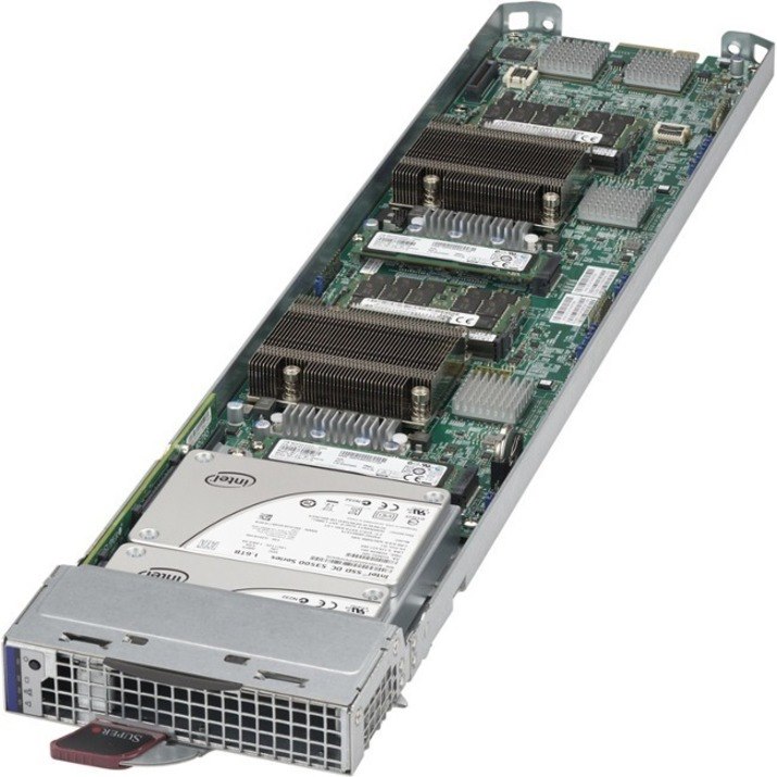 Supermicro MicroBlade MBI-6119G-T8HX Blade Server - 1 Xeon E3-1585 v5 - Serial ATA/600 Controller
