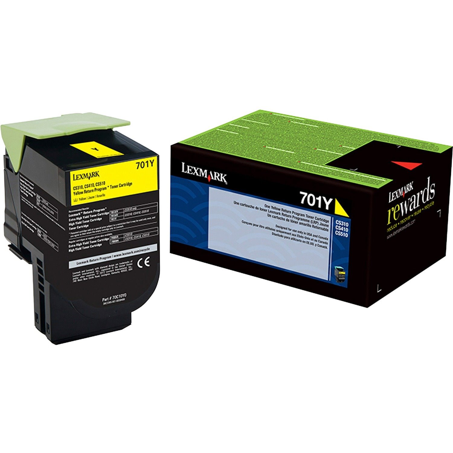 Lexmark 701Y Toner Cartridge