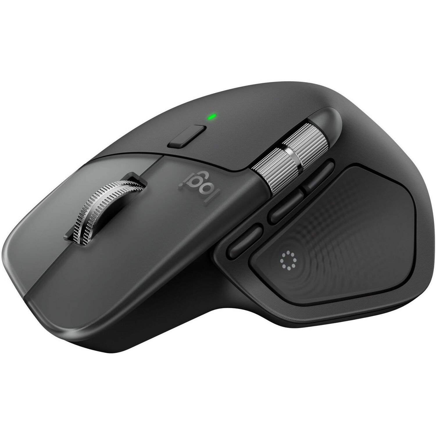 Logitech MX Master 4 for Mac, Ergonomic Bluetooth Mouse with Advanced Performance Haptic Feedback, Ultra-Fast Scrolling, USB-C Charging, MacOS, iPadOS, Windows - space black