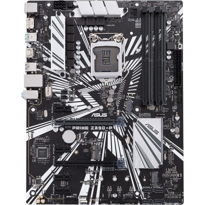 Asus Prime Z390-P Desktop Motherboard - Intel Z390 Chipset - Socket H4 LGA-1151 - Intel Optane Memory Ready - ATX