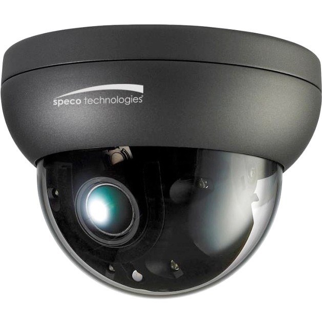 Speco Intensifier H4FD1M 4 Megapixel Surveillance Camera - Color - Dome - Gray - TAA Compliant