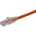 Axiom 6-INCH CAT6 UTP 550mhz Patch Cable Clear Snagless Boot (Orange) - TAA Compliant