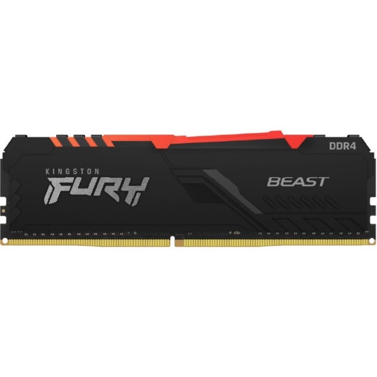 Kingston FURY Beast RAM Module for Motherboard - 16 GB (2 x 8GB) - DDR4-3600/PC4-28800 DDR4 SDRAM - 3600 MHz Single-rank Memory - CL17 - 1.35 V