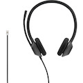 Cisco 322 Wired On-ear Stereo Headset - Carbon Black