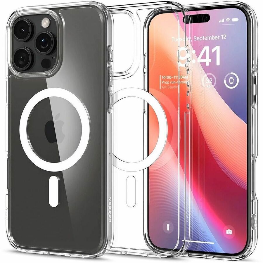 Spigen iPh 6.9In 2024 UltrHyb MgFt White ** New Retail **